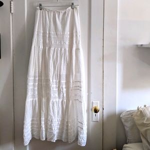 Free People Lace Maxi Skirt